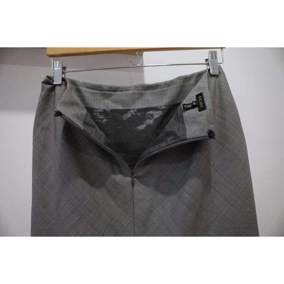 Escada Womens Size EU 34 XS Gray Skirt Pencil Slit Tweed Wool Skirt Academia - Picture 3 of 7